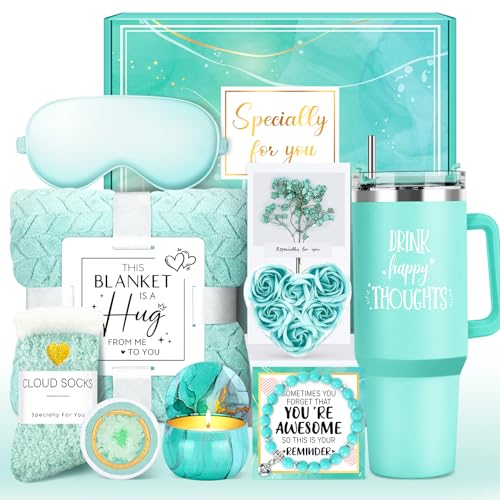 Gift Baskets for Women Birthday Gifts for Women Unique Get Well Gift for Woman Luxury Self Care Gifts for Woman Get Bett - Detailed View