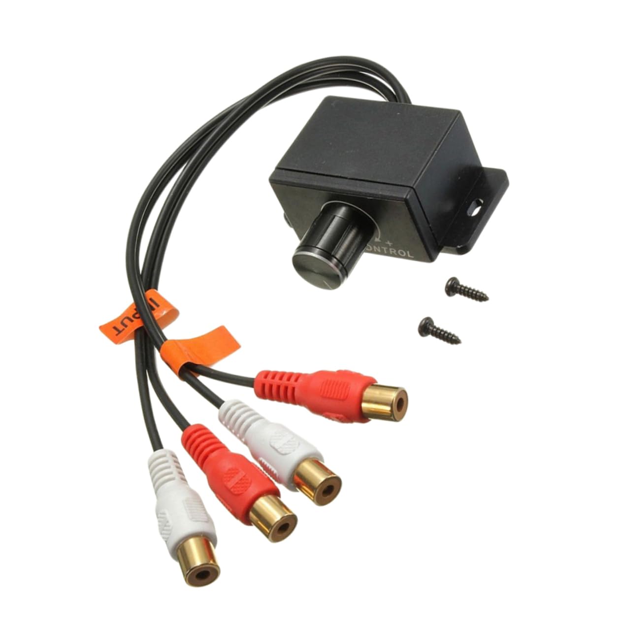 Happyyami 2Pcs Car Level Controller Audio Remote Volume Control Knob for Amplifier and Bass Casing for Car and SUV Audio Systems