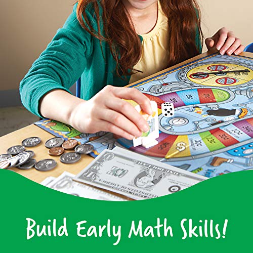 Learning Resources Money Bags Coin Value Game - Ages 7+ Fun Learning Games For Kids, Develops Math Skills And Money Recognition, Educational Games For Kids, Play Money For Kids #TOP1