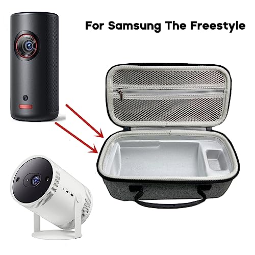 Funda rígida portátil para proyector, bolsa protectora con cierre para almacenamiento y transporte seguro miniatura 2