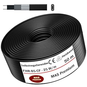 MAS Premium HEAT Regular-85-CF Frostschutz-Heizkabel 50m