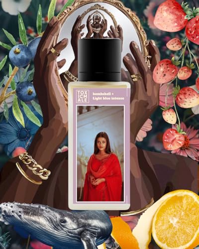 Image of TOXICMALE bombshell + Light blue intense Perfect Long lasting Women's perfume for office & Daily use| perfumes for Women | Gift for her | TMA03 | 50 ml perfume | TM Perfume House