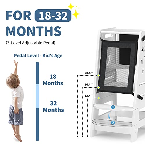 Toetolbambootoddlerkitchenstoolforkidsstepstoolwhitelittlehelpertoweradjustableheightwithlearningblackwhiteactivityboard1 Urban Country Home Decor Toetol bamboo toddler kitchen stool for kids step stool white little helper tower adjustable height with learning black white activity board1 urban country home decor