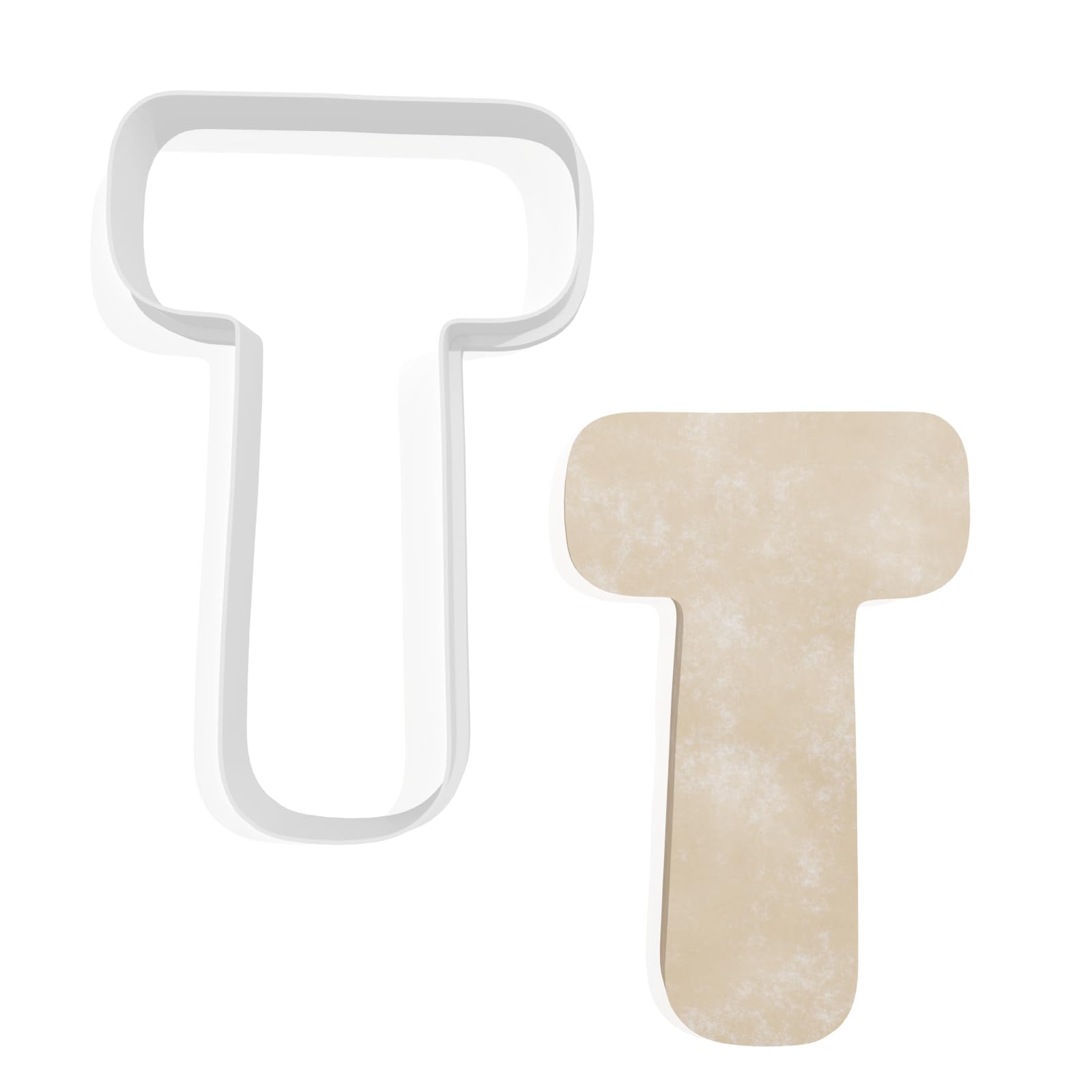 Letter T Cookie Cutter - 3 Sizes