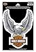 Harley-Davidson Up Wing Eagle Decal Silver LG Size Sticker D328064