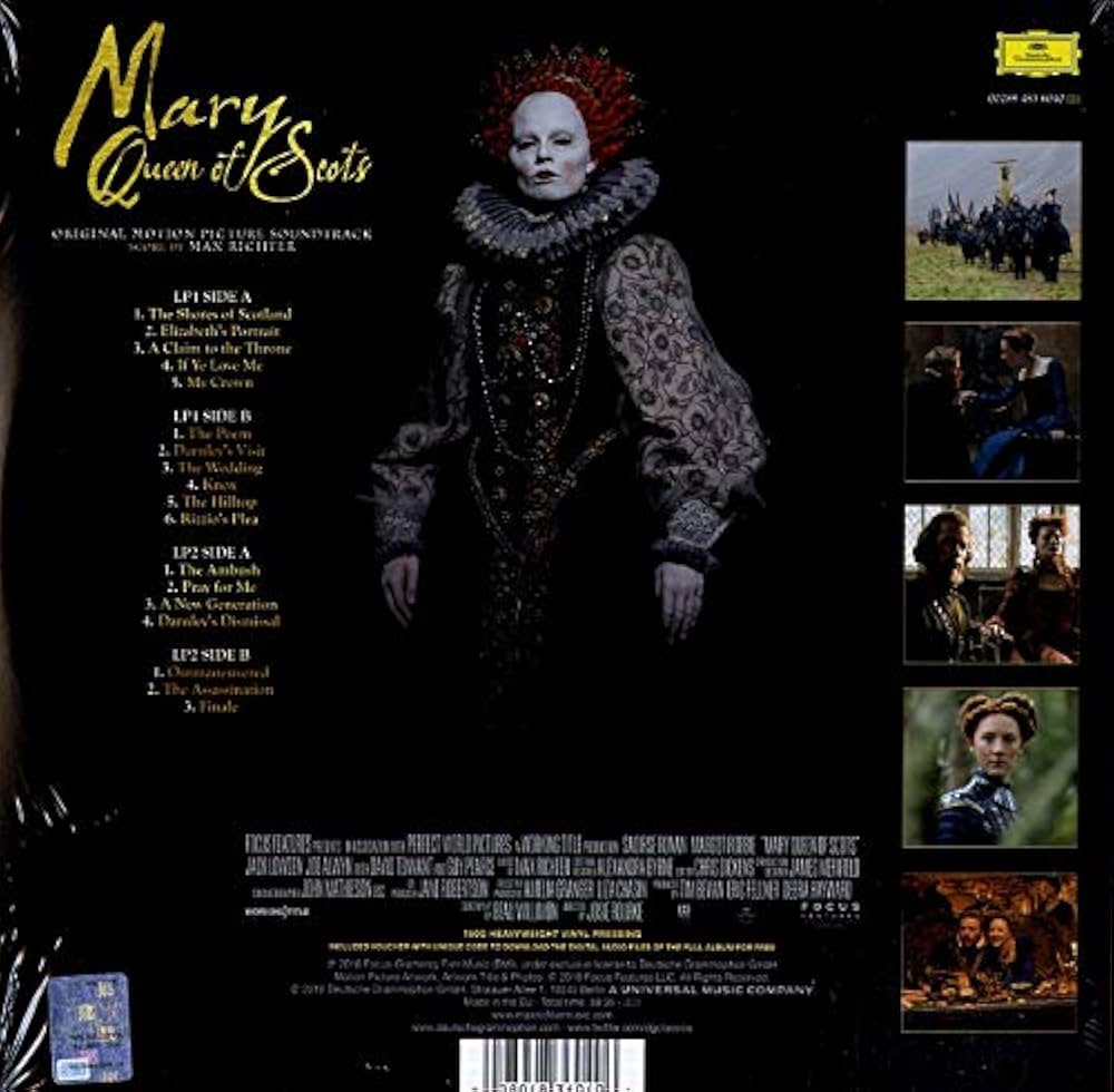 Mary Queen of Scots サントラレコード2枚組マックスリヒター Mary Queen of Scots (Official Soundtrack) — Finale — Max
