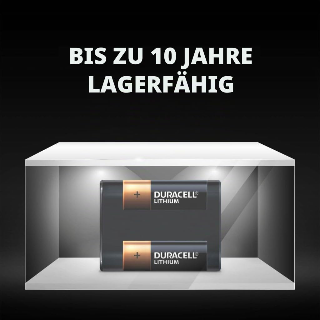 Duracell 245, 2CR5, Lithium 6V - 5 Batterien