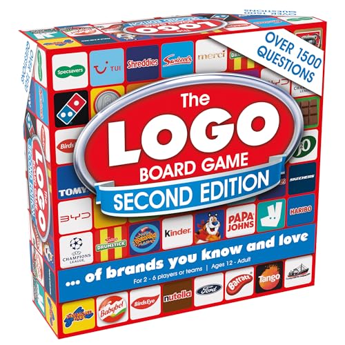 Drumond Park The LOGO Board Game Second Edition - The Family Board Game of Brands and Products You Know and Love Family Games For Adults And Kids Suitable From 12+ Years