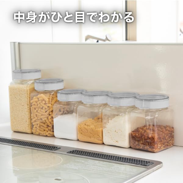 Amazon｜タケヤ公式 オリジナル6点セット 保存容器 角型 300ml 800ml
