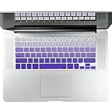 Litop® Purple Gradient Series Silicone Keyboard Cover Keyboard Skin for All MacBook Air 13