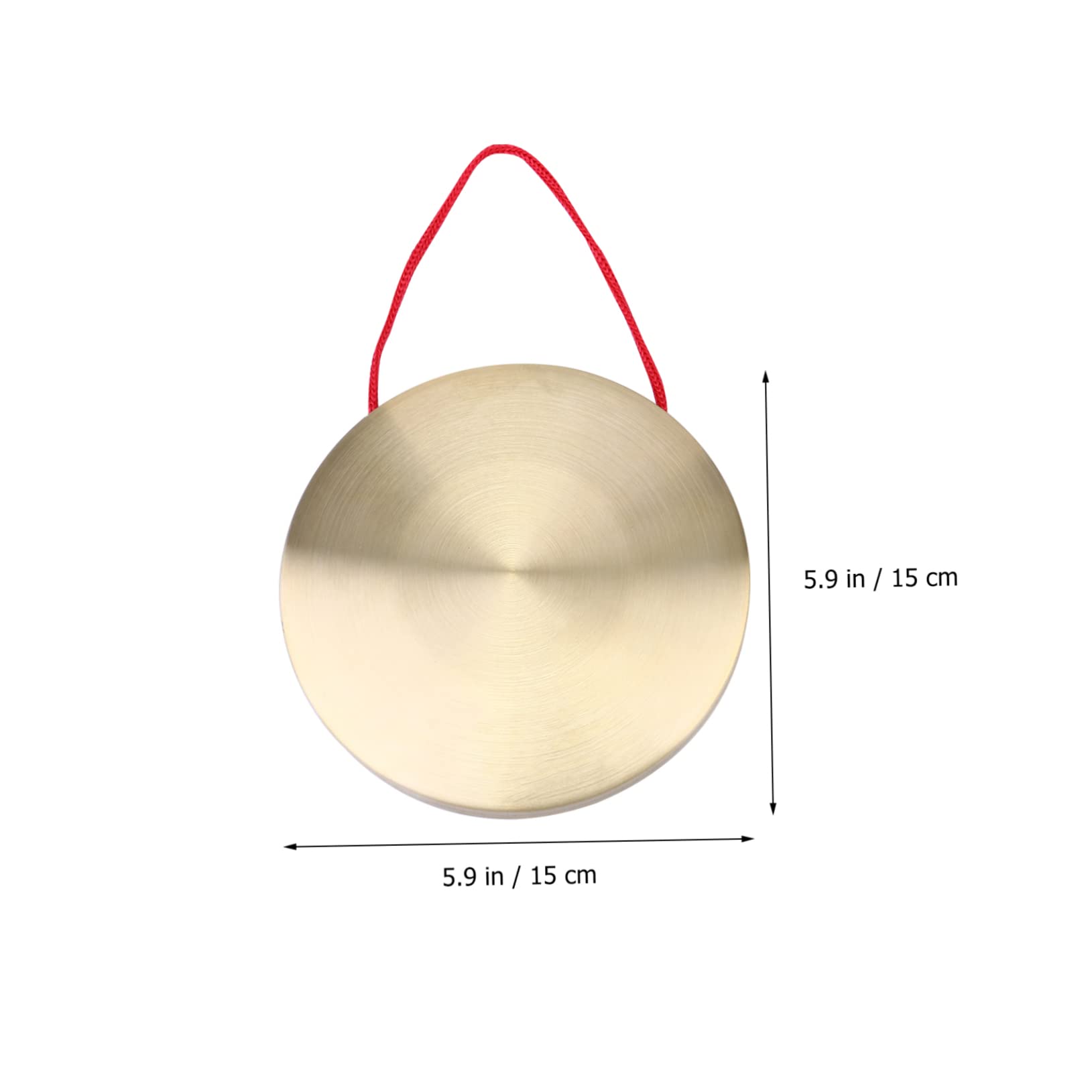 OFFSCH Gong Instrument Set Brass Hand Gong Mallet for Business Opening Events