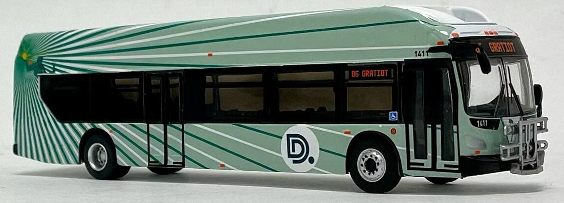 Amazon.com: Iconic Replicas New Flyer Xcelsior Detroit Department