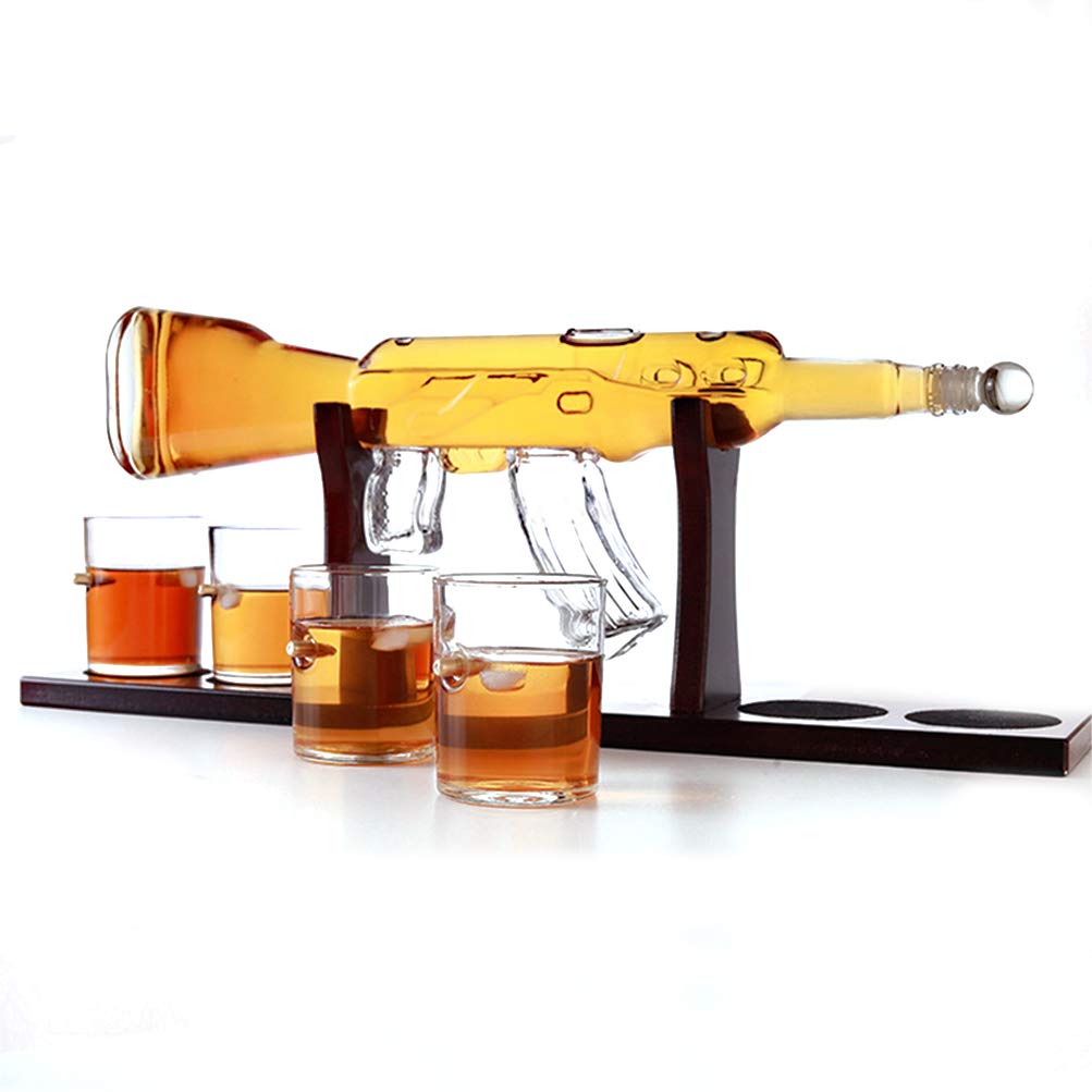 Amazon｜ウイスキーデカンター、ライフルガンウイスキー