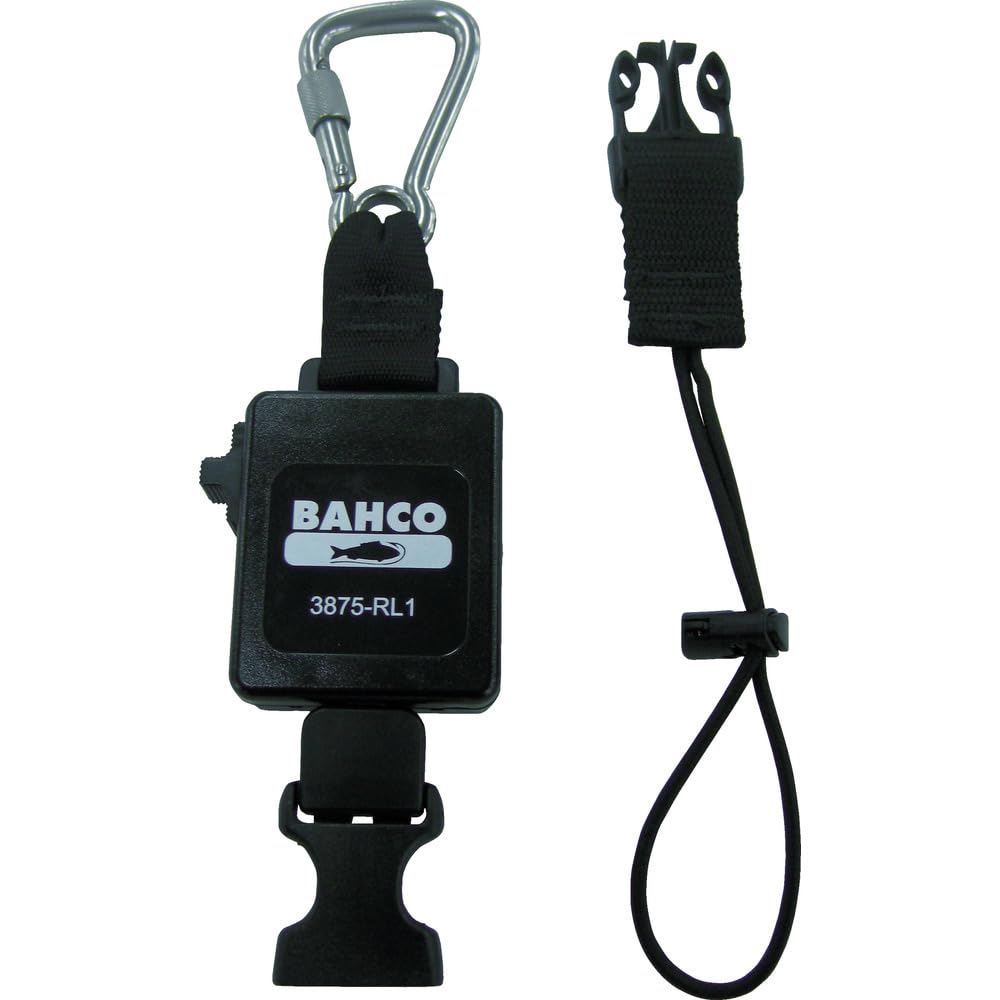 Cordon Retractable Bahco 3875-RL1 avec Mousqueton Fixe pour Outil 0.9 kg
