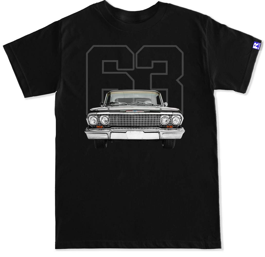 FTD Apparel R Built Men's 1963 Impala Front T Shirt