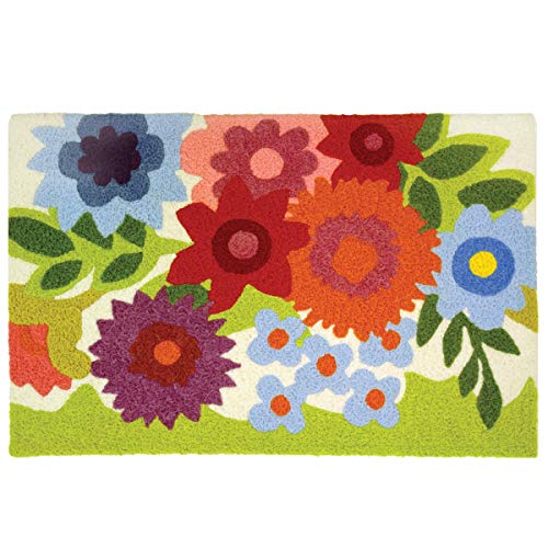 Jellybean Flowery Garden Indoor Outdoor Accent Rug