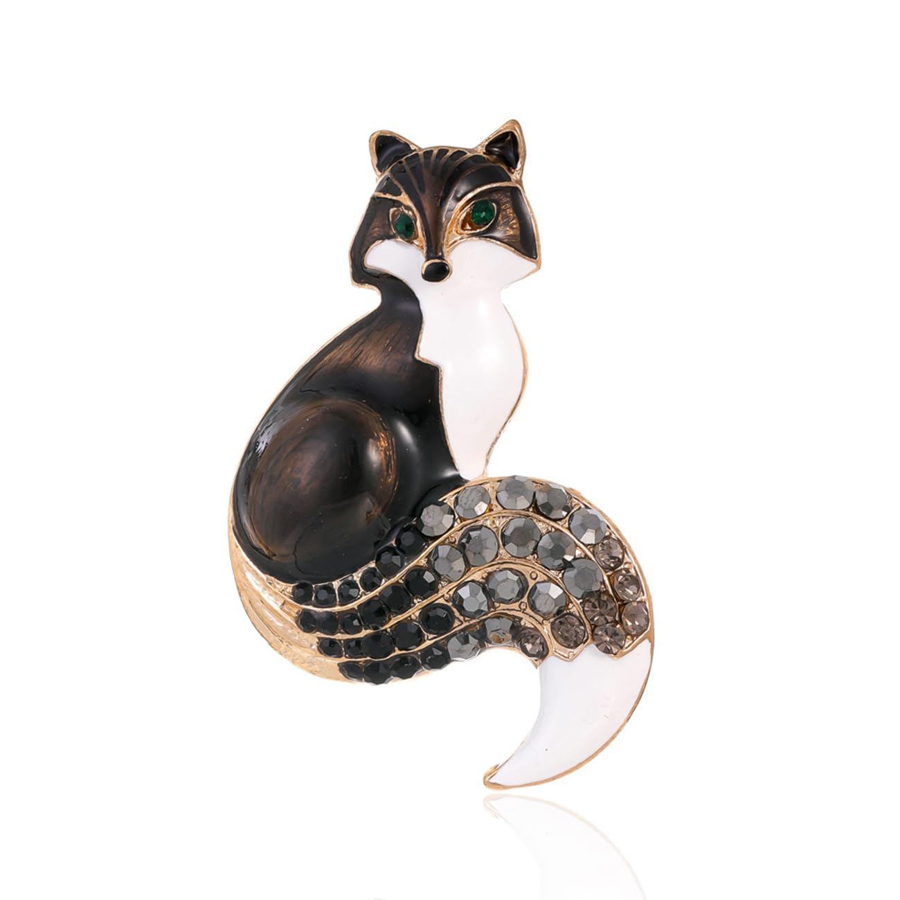FAIRYGATE Rhinestone Brooch Clothing Jewellery Accessories Fashion Elegant Shiny Crystal Teardrop Brooches Wreath Pendent Lapel Pin，B36 — view 16