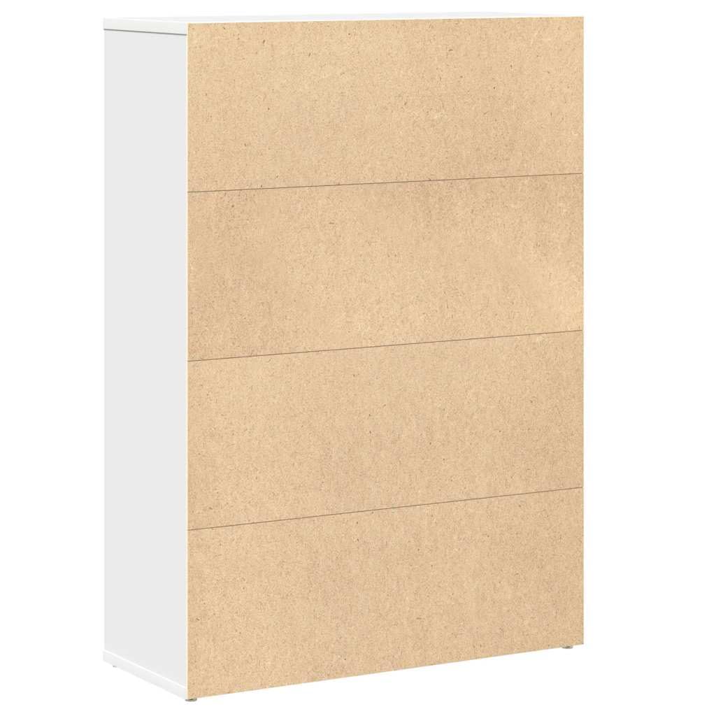 Generisch Bücherregal Weiß 60x24x85 cm Holzwerkstoff,Möbel,Regalsysteme,Bücherregale Bücherschränke-860409