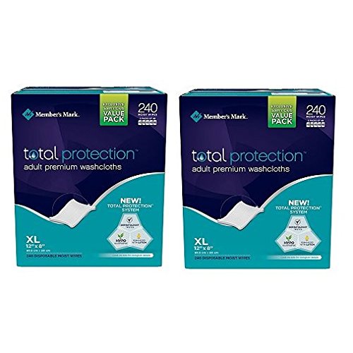Member's Mark Adult Washcloths (240 Count) (2 Pack)