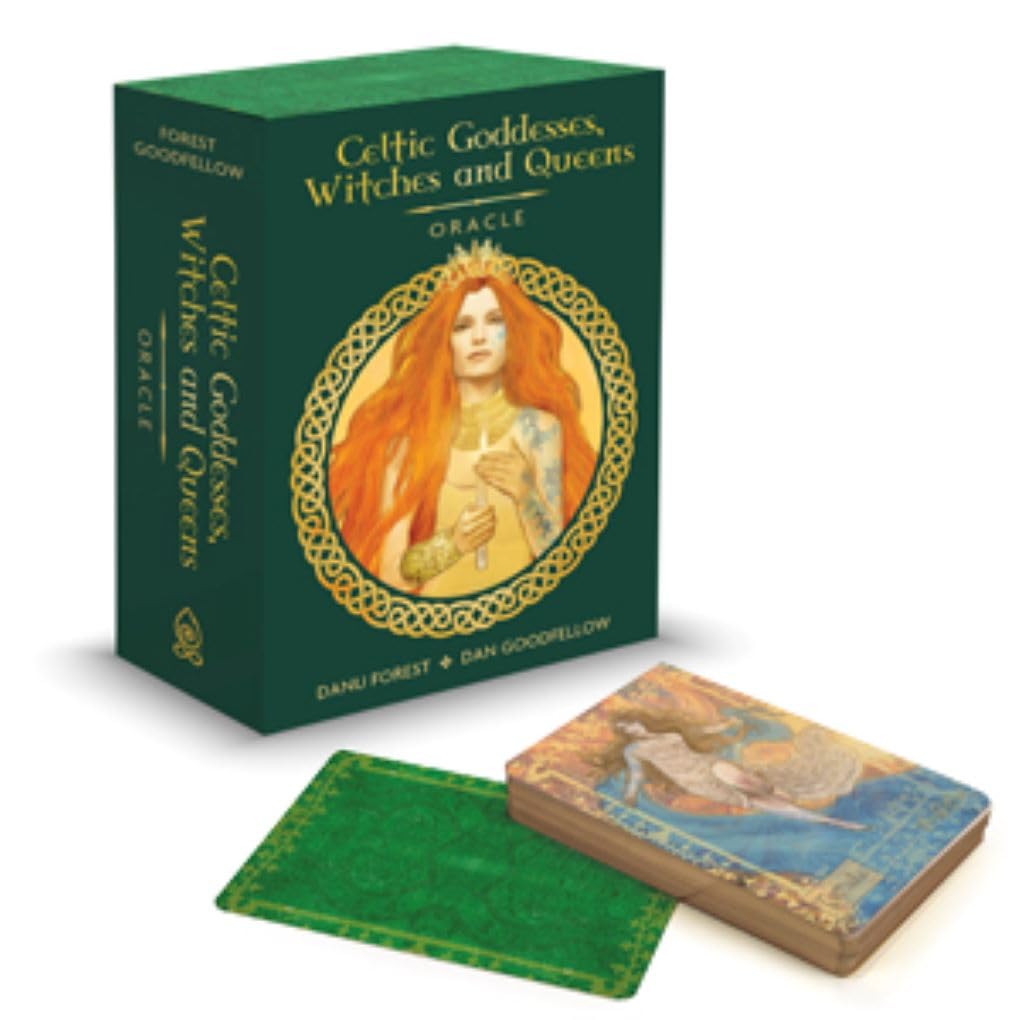 Celtic Goddesses, Witches, and Queens Oracle: (Oracle Kit Box Set with 40 Cards and Guide Book)