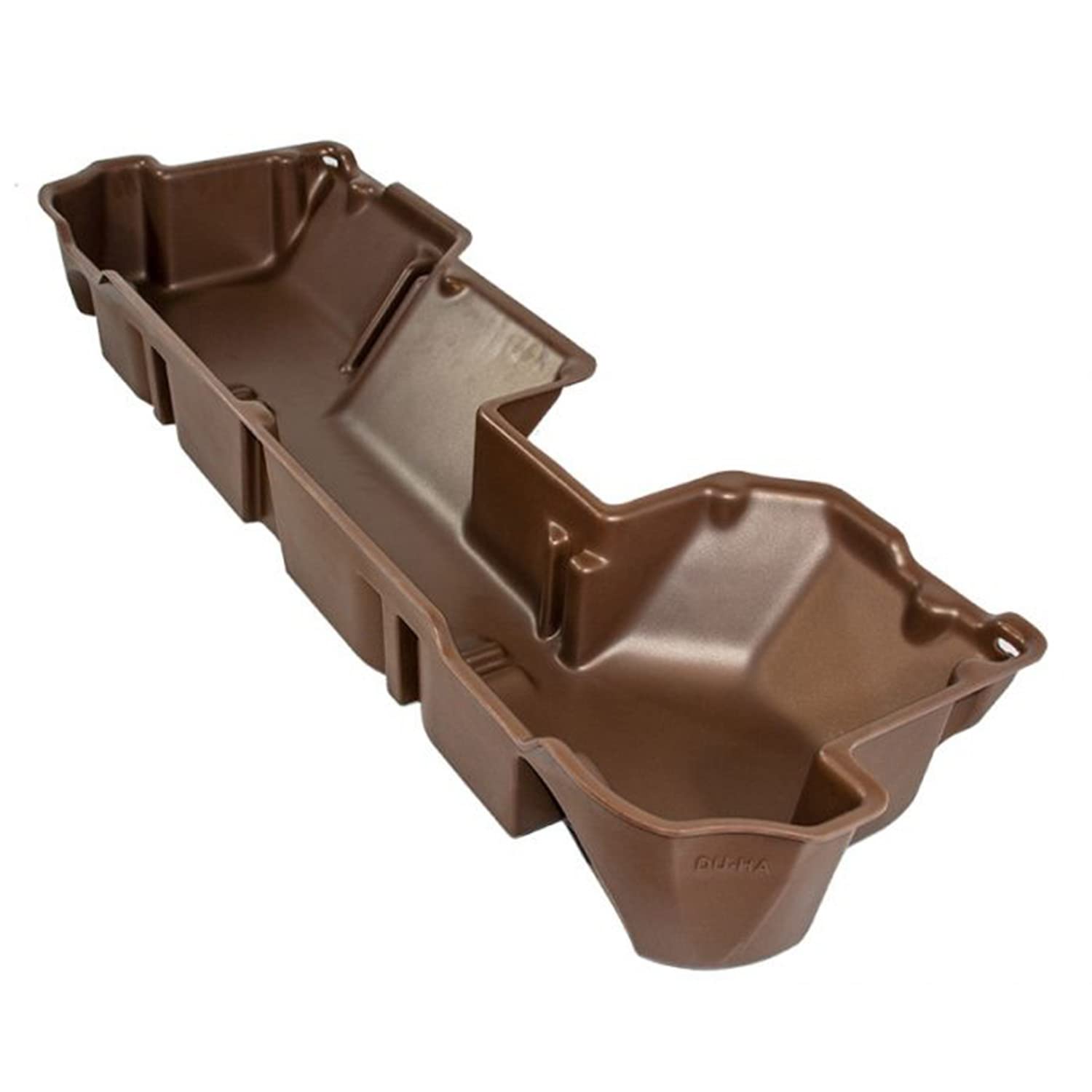 Du Ha Under Seat Storage fits 2019-2025 Ram 1500 Crew Cab New Body Style | Brown Heavy-Duty Back Seat Organizer, Includes 2-Piece Dividers | 30102