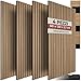 tectake® Set di 4 Pannelli Acustici Effetto Legno, Pannelli Fonoassorbenti...