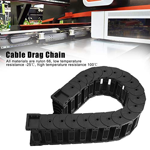 Corrente de arraste de cabos, suporte de cabo, resistência à temperatura, nylon, uso profissional pa