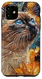 Sunflower Floral Birman Cat Gifts