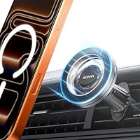 REEVAA for iPhone 17 MagSafe Car Mount [Strongest Magnet Power] Magnetic Phone Holder for Car Vent, Magnetic Car Mount Accessories Fit for iPhone 17 16 15 14 13 12 Pro Max Plus Air. Black