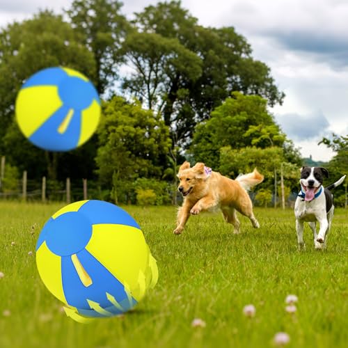Image of 25 Inch Herding Ball for Dogs with Durable 1000D Oxford Cover - Heavy Duty Interactive Toy with Handles for Agility Training, Anti-Burst Ball for Australian Shepherds, Border Collies, Large Breeds