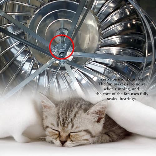 Ventilation à capuchon rotatif en acier inoxydable pour cheminée