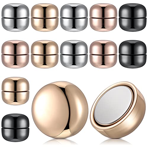 Hijab Magnetic Pins Strongest Commercial Strength Hijab Pins for Women Clothing Magnets for Muslim Scarf Multi-Use Round Clip (Silver, Gold, Rose Gold, Black,12 Pieces) Hijab Magnetic Pins Strongest Commercial Strength Hijab Pins for Women Clothing Magnets for Muslim Scarf Multi-Use Round Clip (Silver, Gold, Rose Gold, Black,12 Pieces)