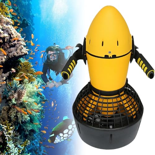 Propulsor marino, equipo de buceo con hélice submarina, potenciador de natación para buceo de 300 W/500 W para deportes acuáticos en piscina, buceo, esnórquel y aventuras en el mar,300W