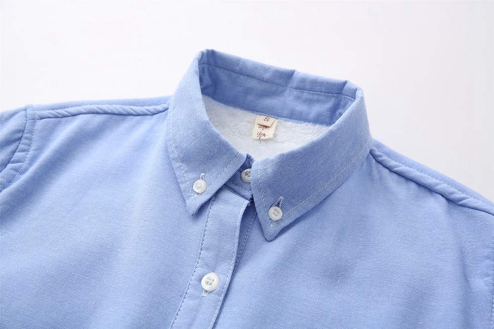 Chemise Chaude Femme,Mode Plus Velours Rembourré Dames Chemise Chaude Automne Et Hiver Candy Couleur Laine Pure Coton Doublure Femme Rétro Revers Bottoming Shirt Élégant Bleu Casual Business Par