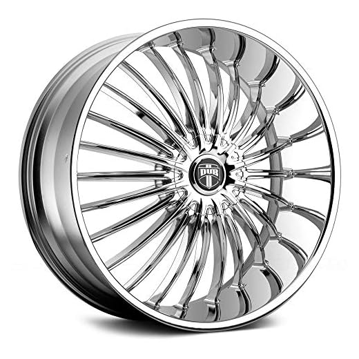 DUB S140 SUAVE Chrome Wheel (28 x 10. inches /6 x 135 mm, 30 inches Offset)