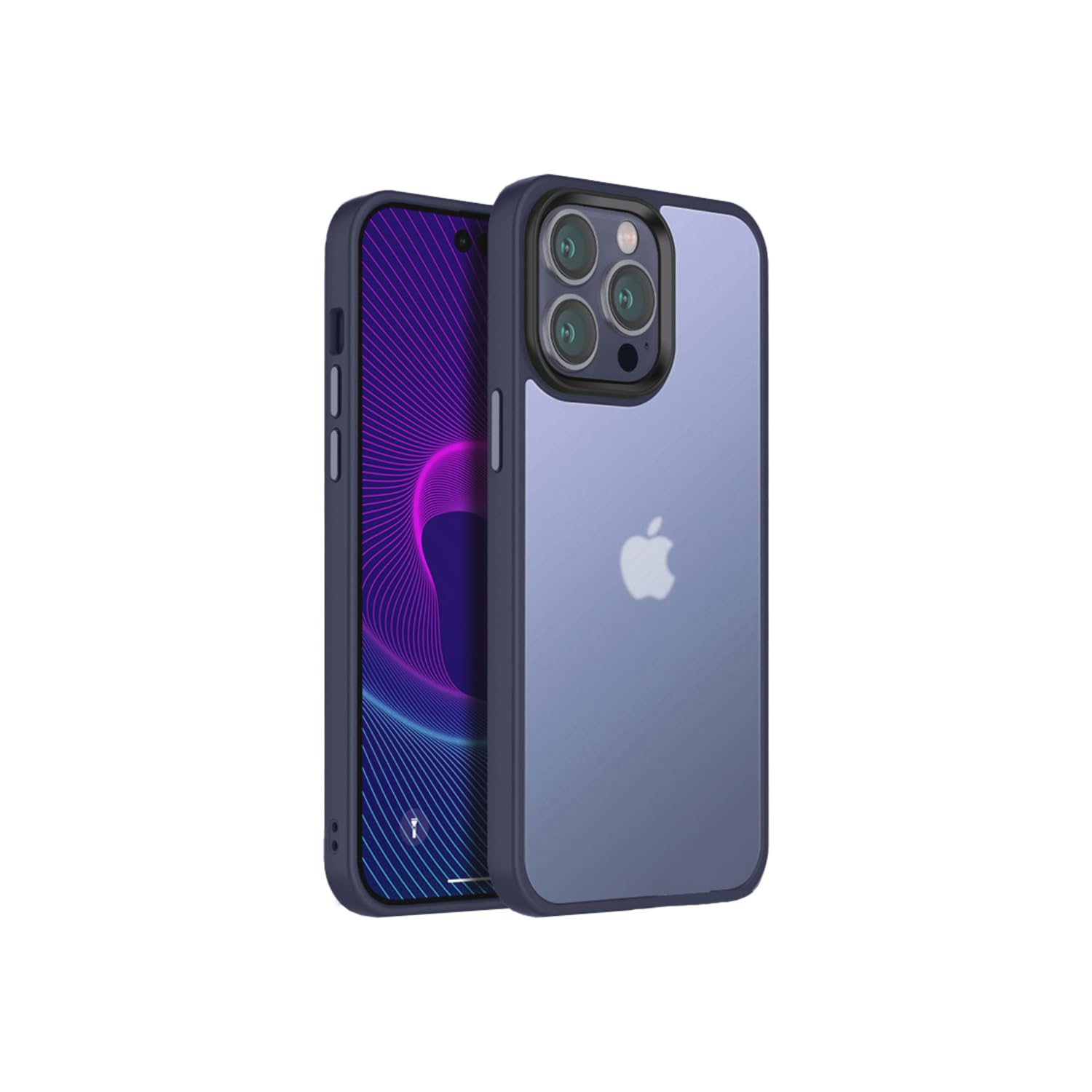 Amazon.co.jp: 安心の日本企業 iPhone 16 用 ケース 半透明 衝撃吸収  