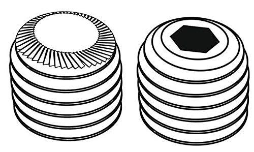 Sckt Set Scr, Knurl Cup, 1/4-28x5/16, PK100