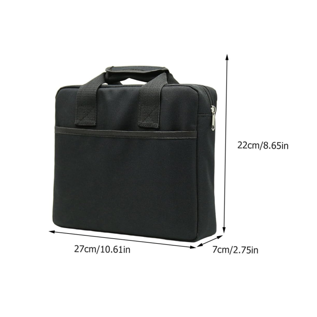 COSMEVIVI Hard Shell Guitar Effects Case Oxford Fabric Waterproof Storage Box Compact Gig Bag Comfortable Handle for Electric Guitar