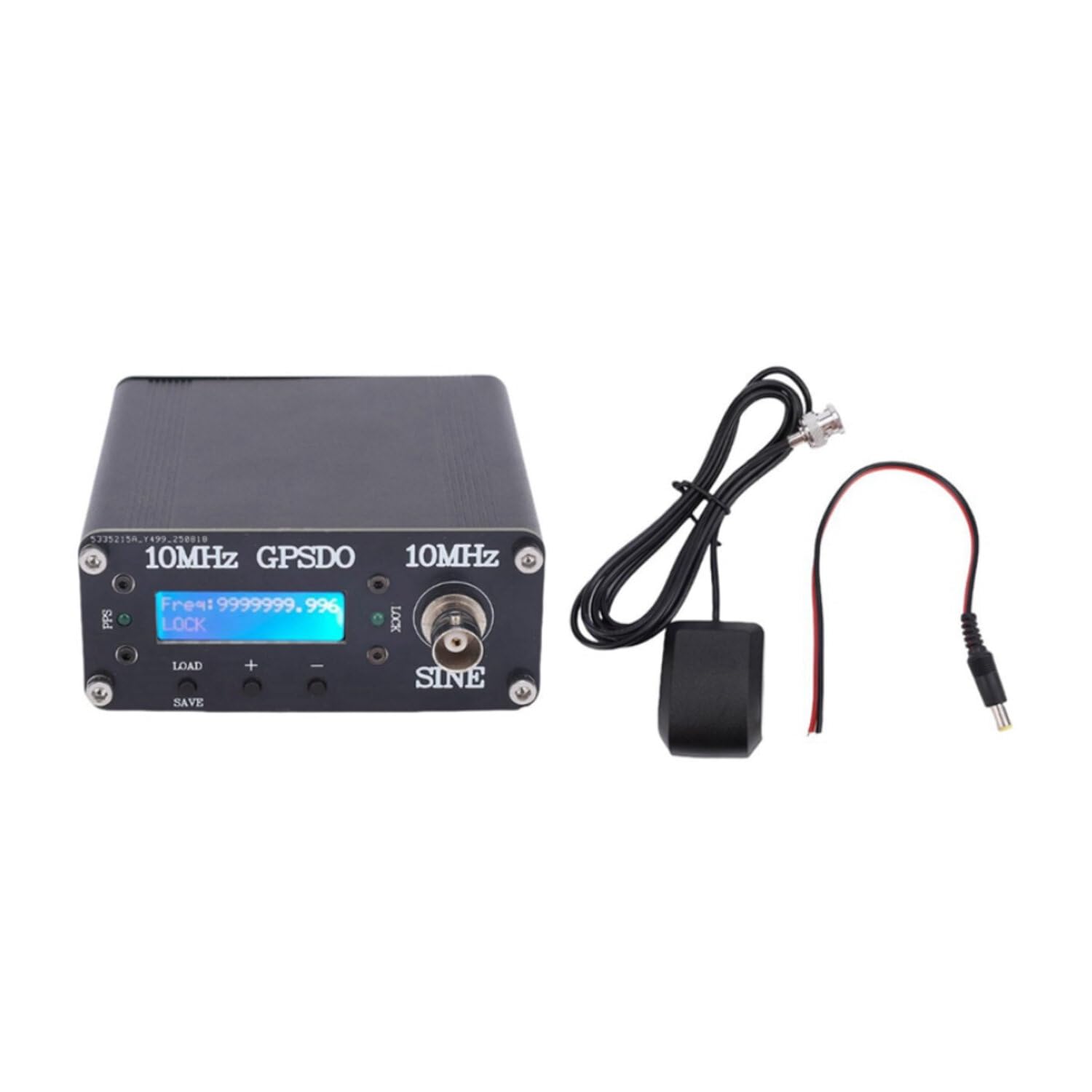 VIDOO Oscilador Disciplinado GPS Alta Precisión 10MHz 0001Hz con Módulo Dual ATGM336H Salida TCXO Estable Señal 1PPS para Calibración