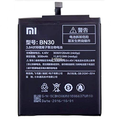 MLTrade - Bateria Original Xiaomi BN30 para Xiaomi Redmi 4A, Bulk