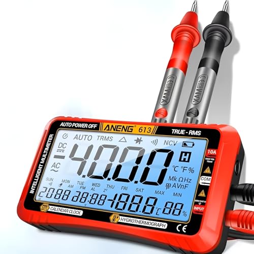 Multimètre numérique 613 intelligent avec ampèremètre et voltmètre AC/DC 4000 comptes