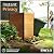 Enclo Fairmont Privacy Screen, Cedar Wood DIY No Dig Kit