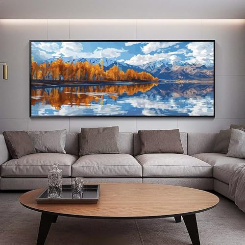 Peinture Diamant Grand Format XXL pour décorer un grand mur vide facilement