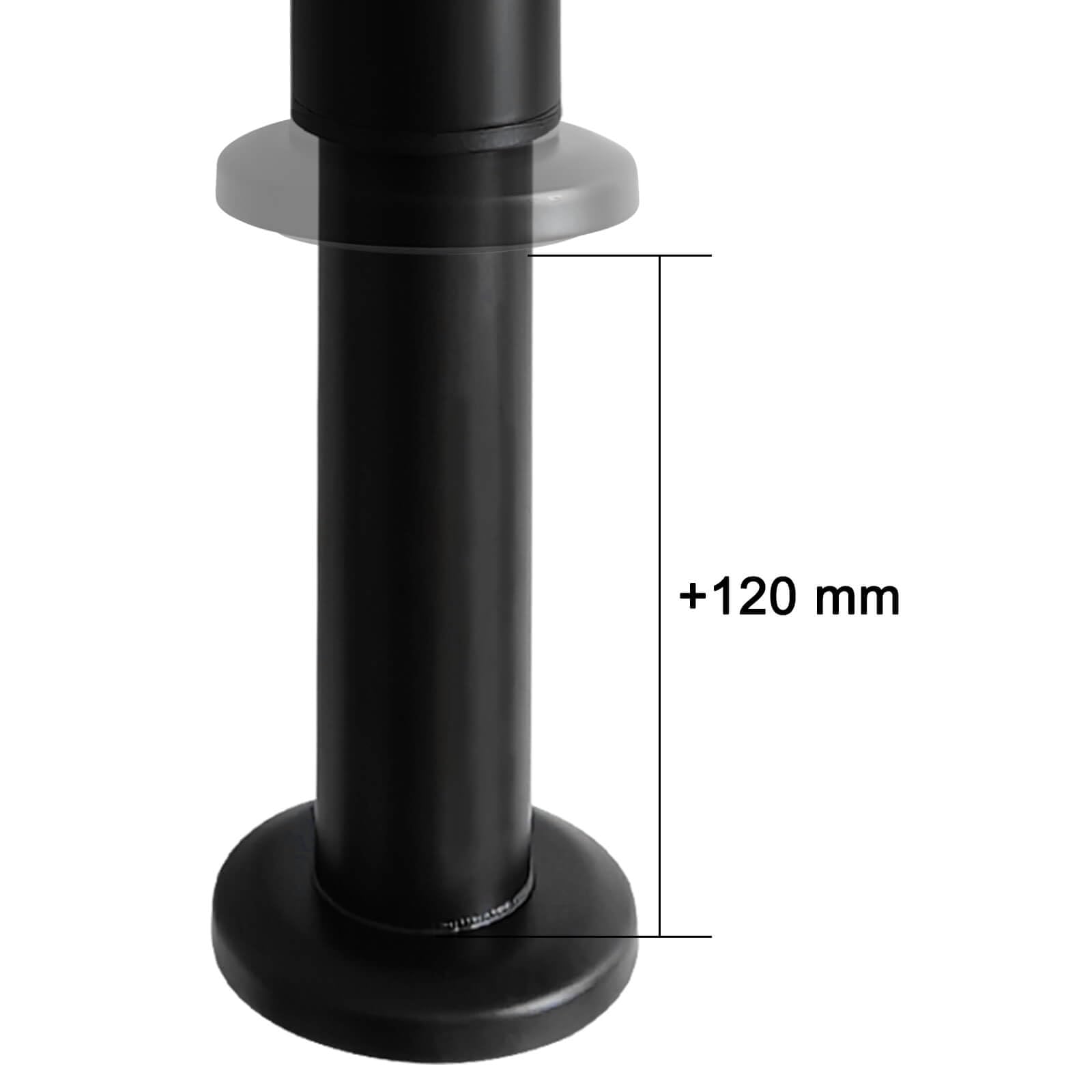 JUMPENGATP 2 Pcs Height Adjustable Feet for Furniture mit Sockel 18-30 cm Furniture Feet - Image 4
