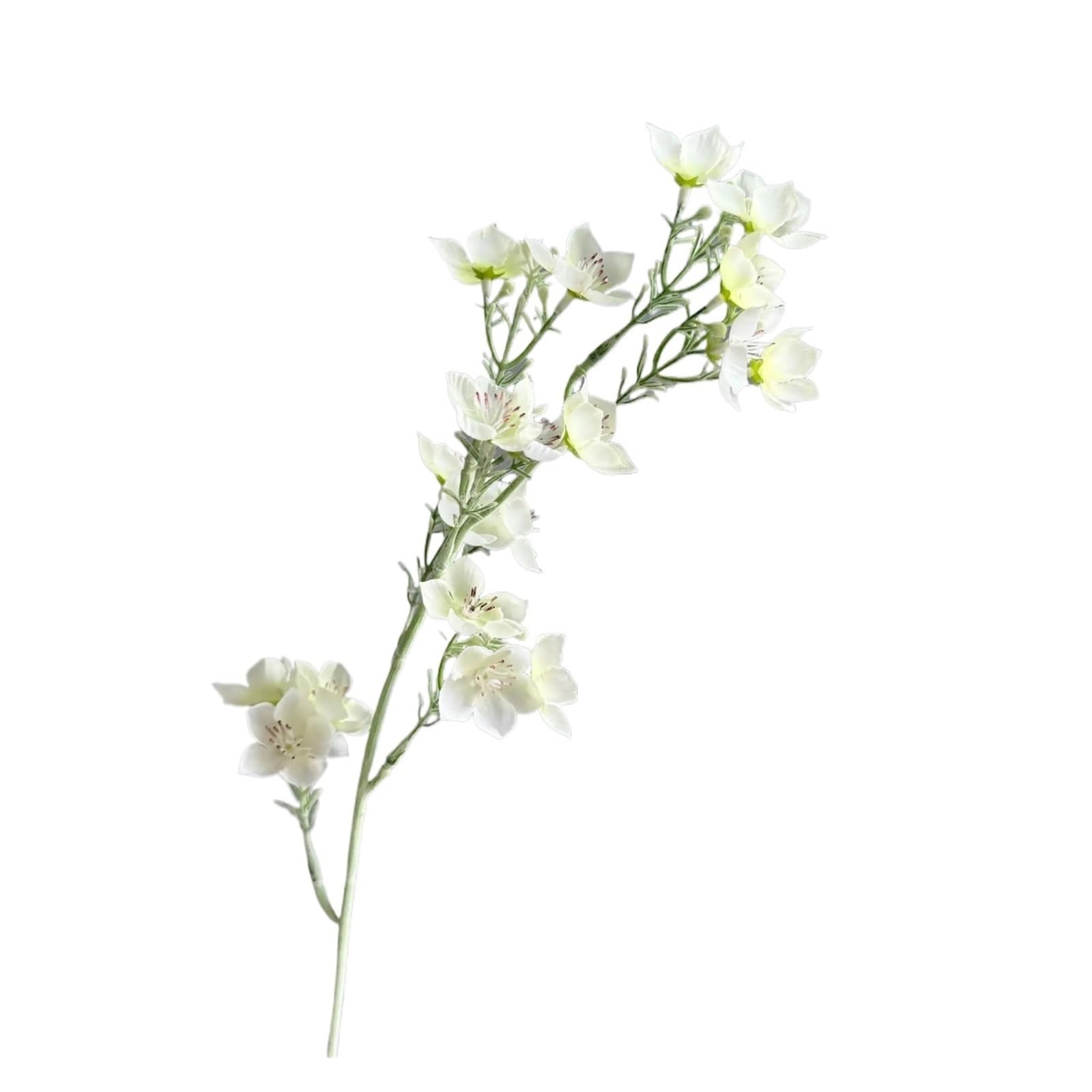 Casetlong 6Pcs Artificial Flowers Wedding Flower Arrangement Home Room Decoration Ornaments Party Table(White)
