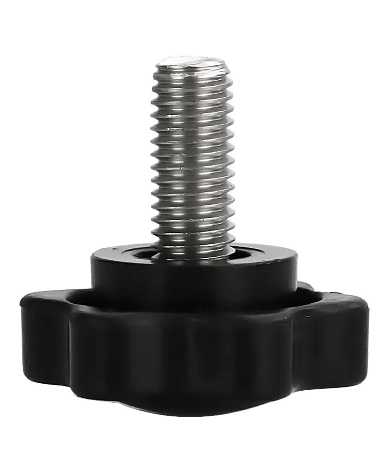 M4 M5 M6 M8 Viti di serraggio a mano in bachelite prugna Bulloni di serraggio a forma di stella in acciaio al carbonio (Size : M6x35mm 20pcs)