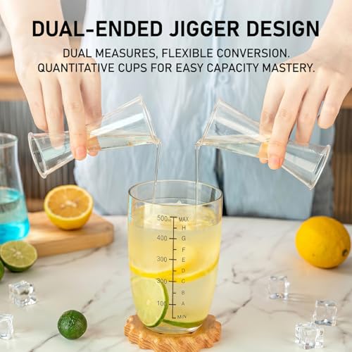 Vaso medidor de plástico doble 20/40 cc miniatura 4