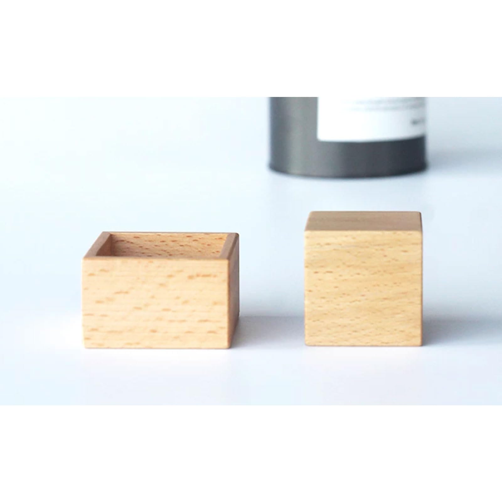 Montessori Verschachtelbares Holzformen-Spielset | Verschränkte Kreis-, Quadrat-, Ei- und Ovalbecherblöcke, Feinmotorisches Hand-Auge-Koordinations-Training Holzspielzeug