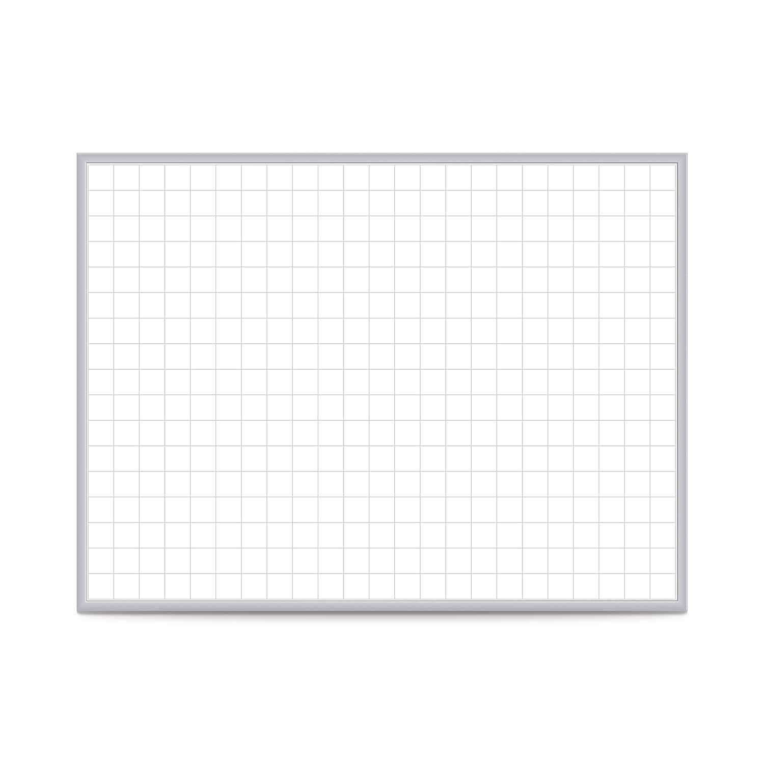 Ghent Magnetic / 73"W x 48.5"H / 2 Inch Grid Dry Erase Boards