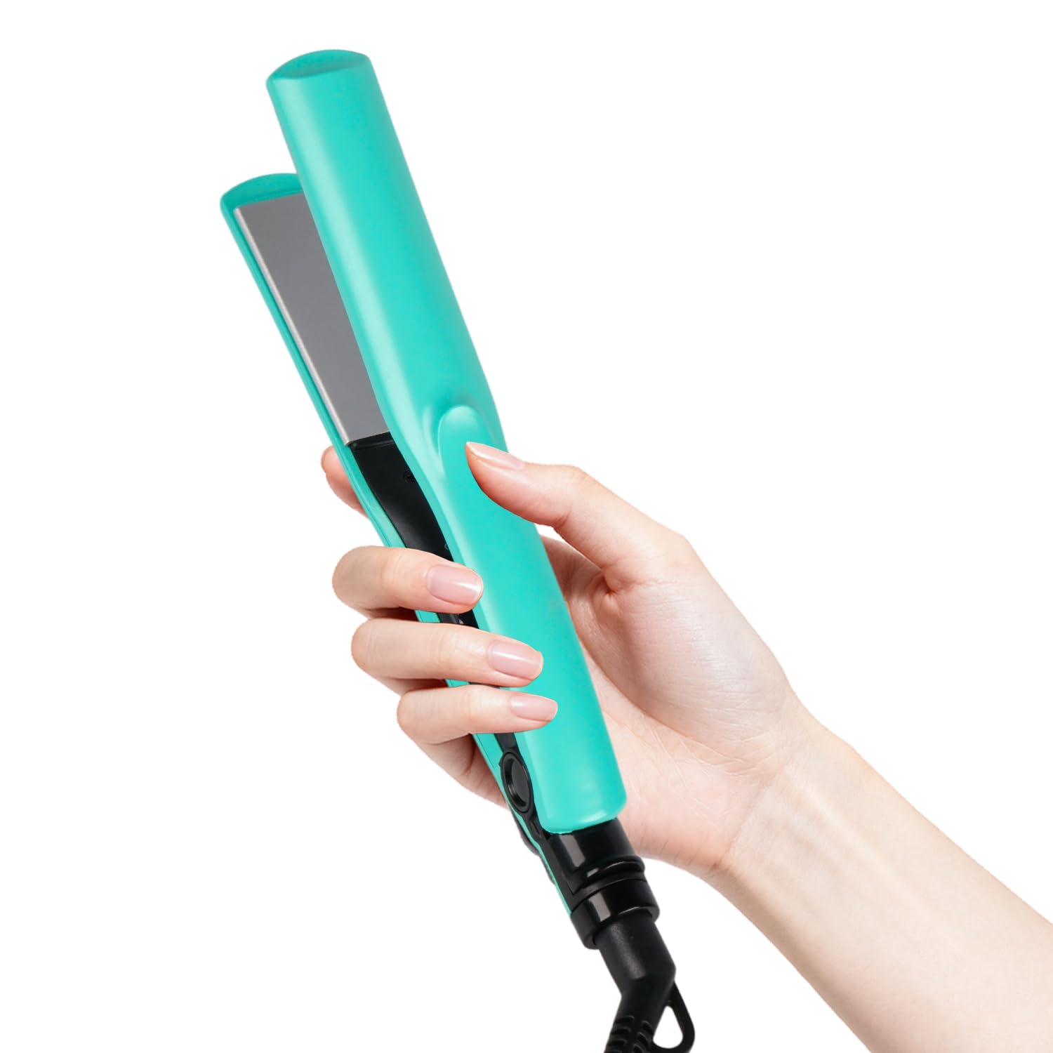 Mini 1 Inch Ceramic Flat Iron, Travel Hair Straightener